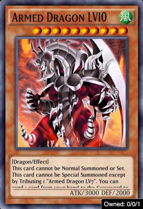 yu-gi-oh! armed dragon lv10